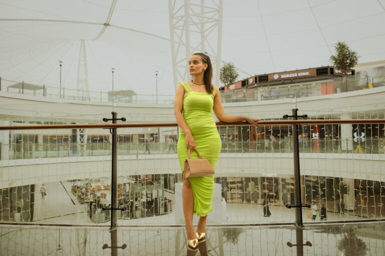 Photo lime dress