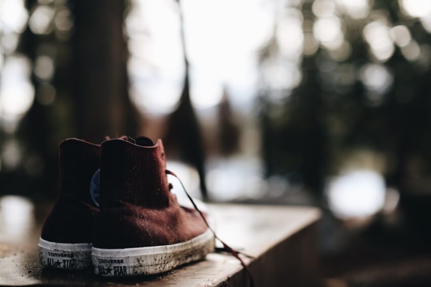Photo high top sneakers